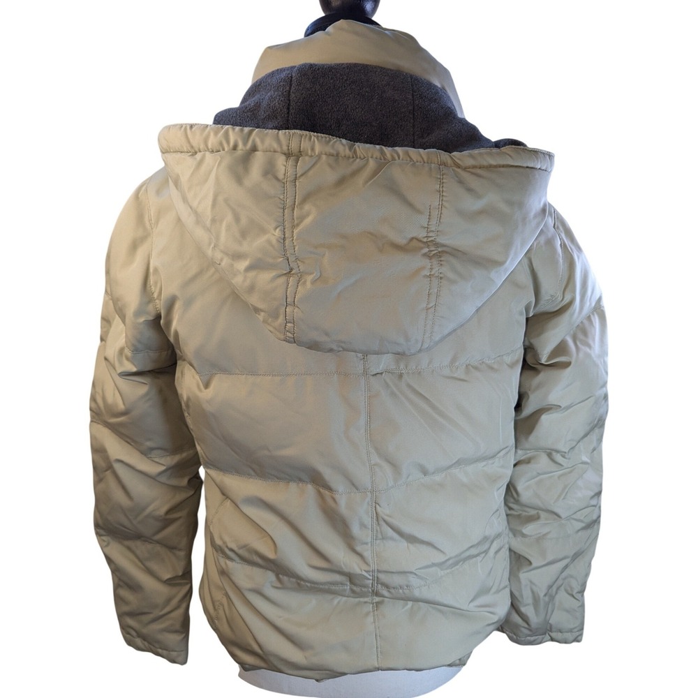 Colebrook Women's Puffer Jacket Hooded Tan Down Size S Winter Warm Cozy - Picture 4 of 10